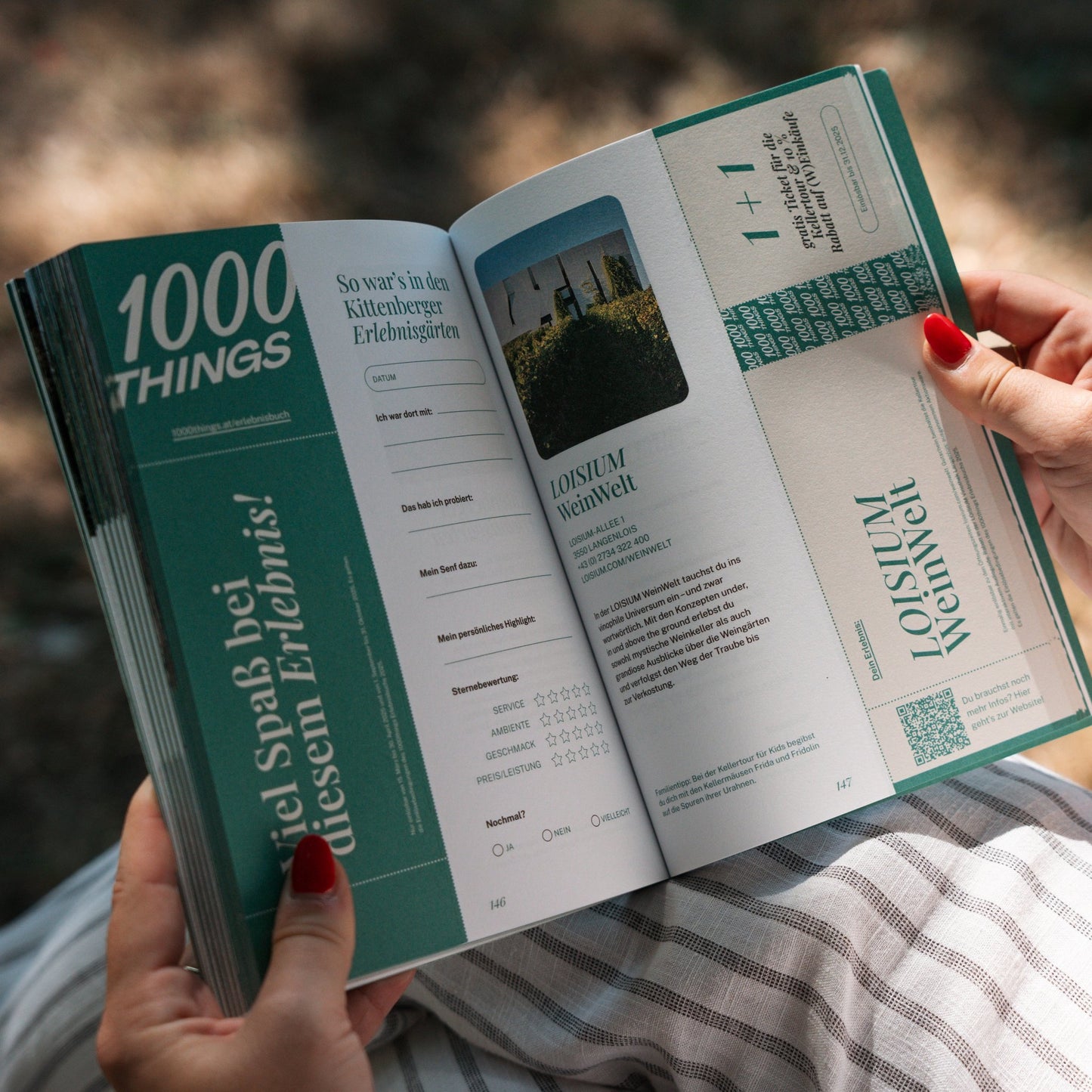 Das 1000things Erlebnisbuch: Ausflüge rund um Wien 2025