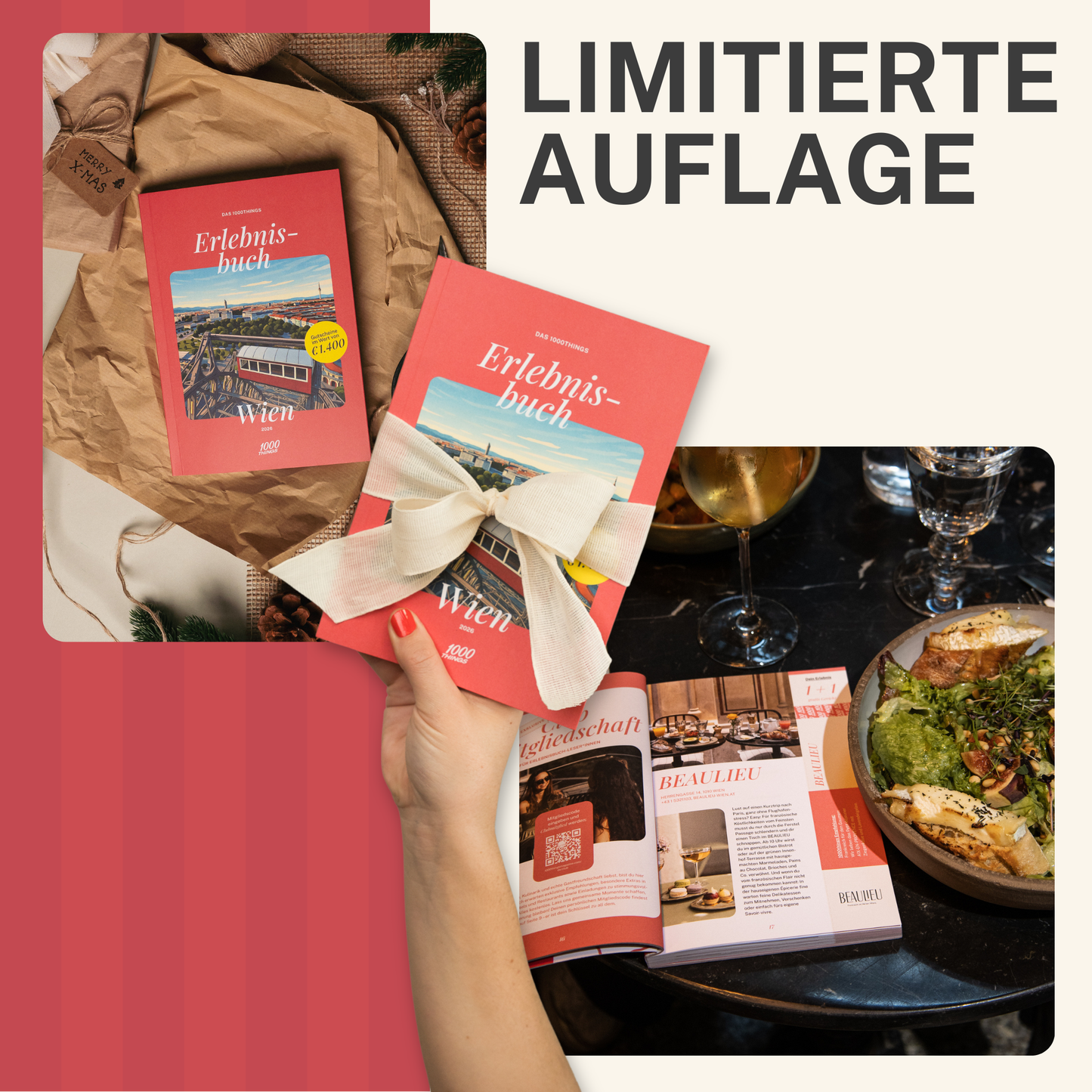 Das 1000things Erlebnisbuch: Wien 2026