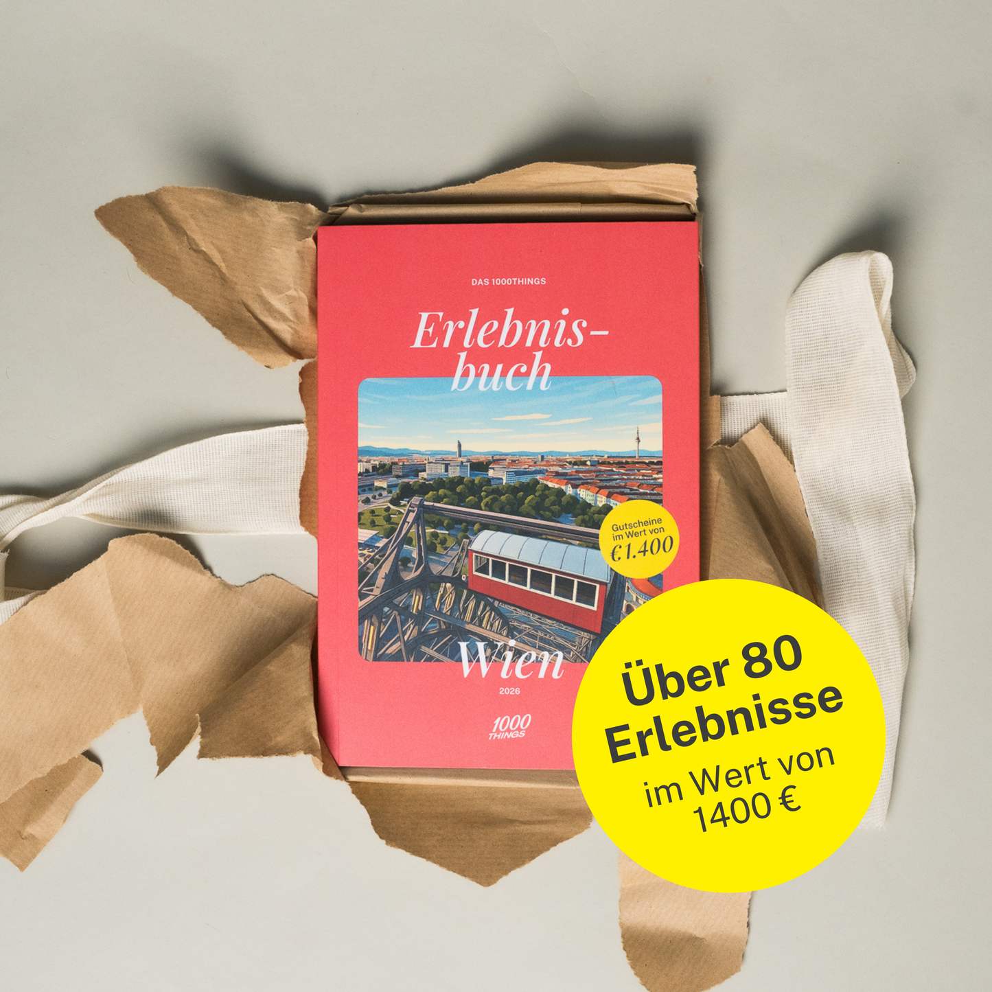 Das 1000things Erlebnisbuch: Wien 2026