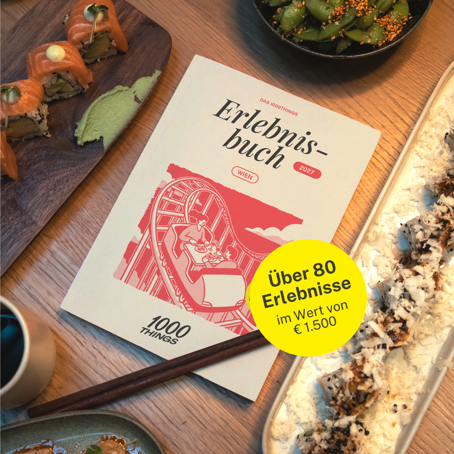 Das 1000things Erlebnisbuch: Wien 2027