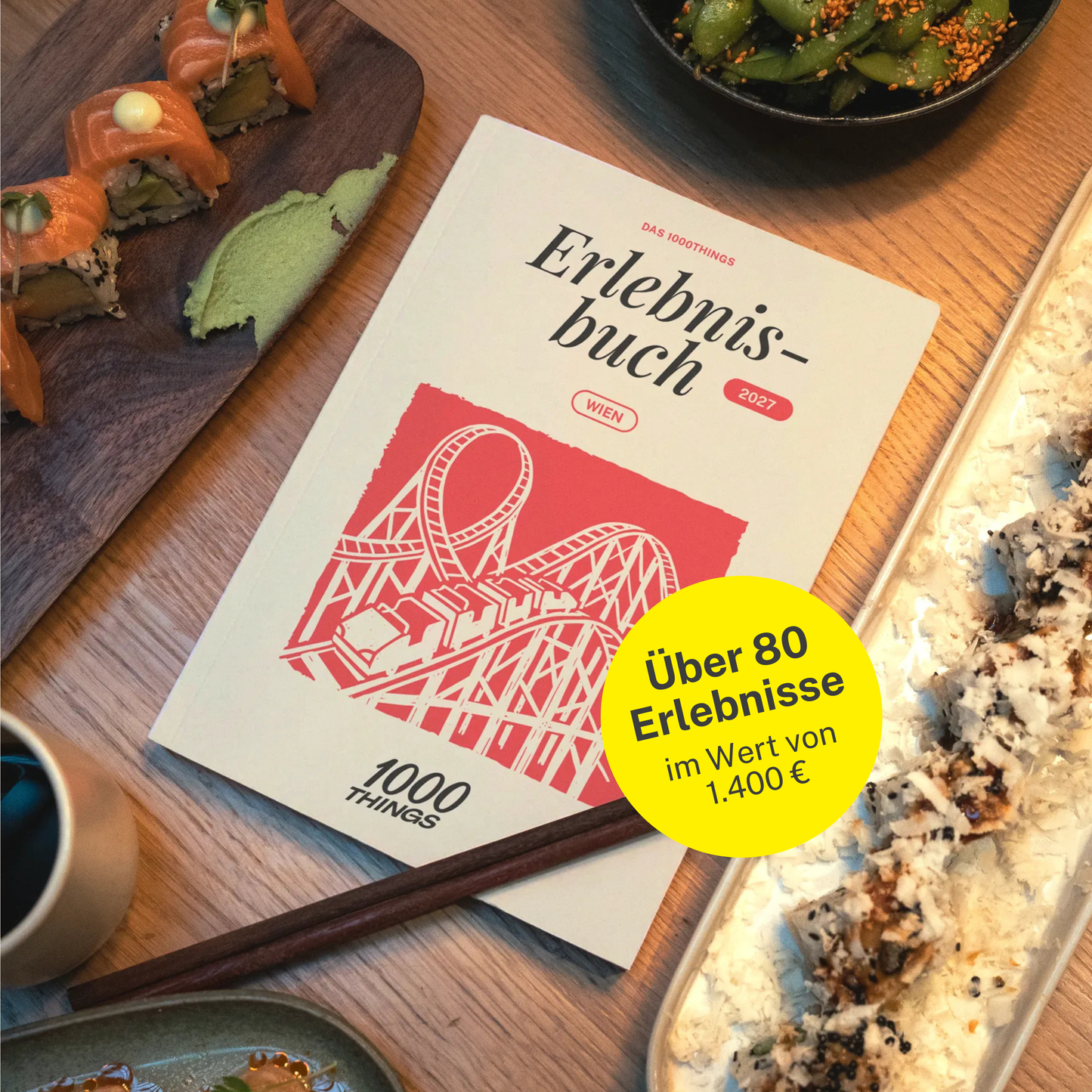 Das 1000things Erlebnisbuch: Wien 2027