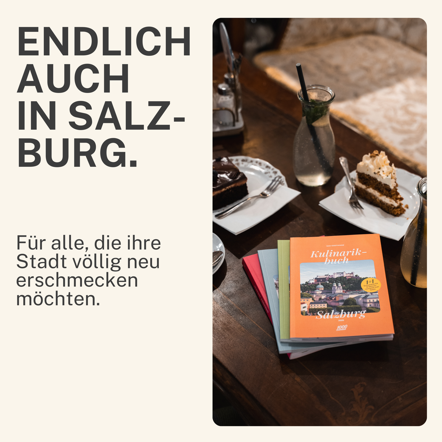 Das 1000things Kulinarikbuch: Salzburg 2026