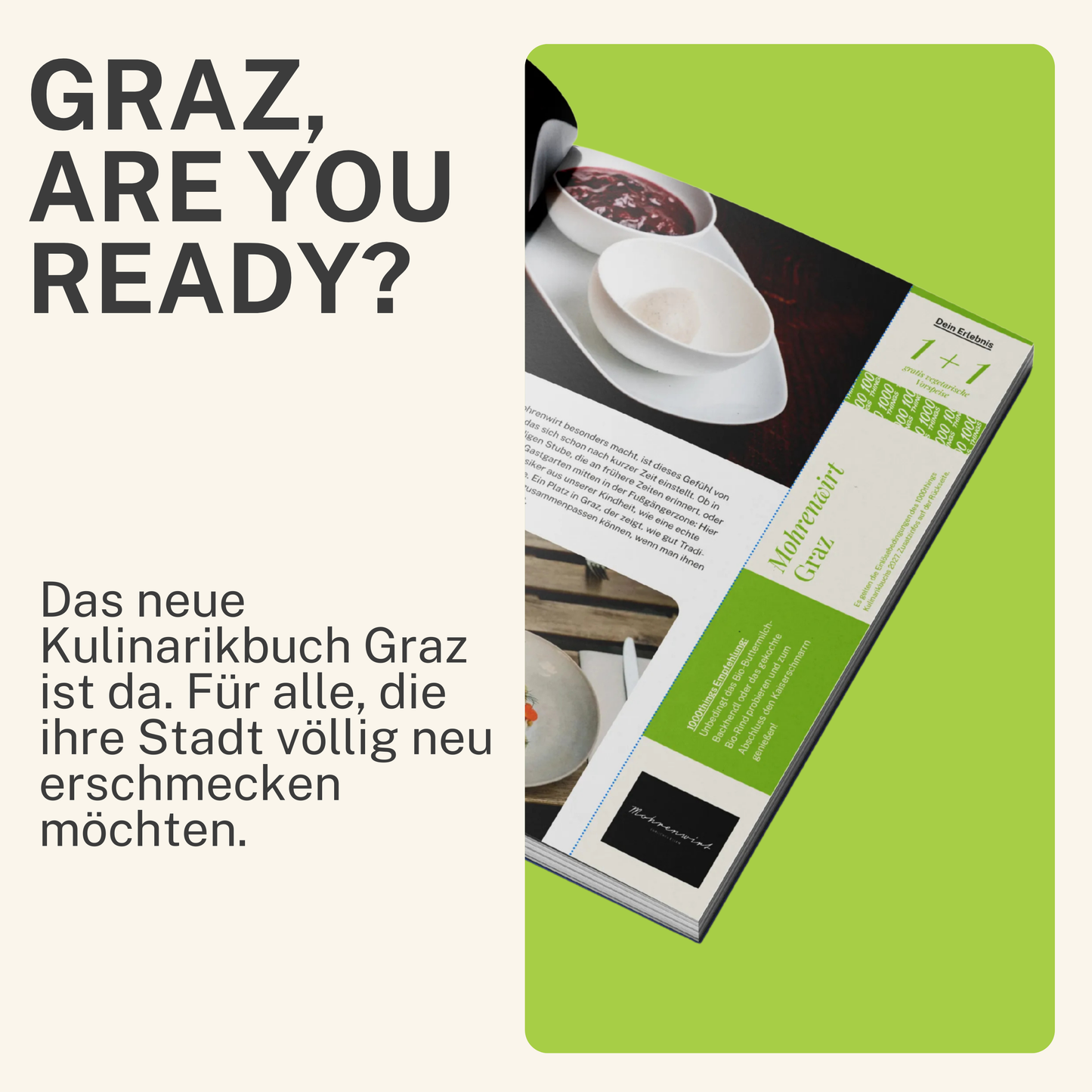 Das 1000things Kulinarikbuch: Graz 2027