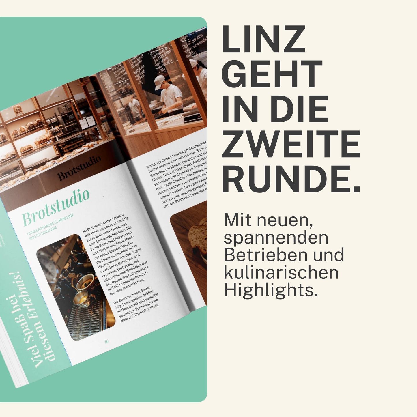 Das 1000things Kulinarikbuch: Linz 2027