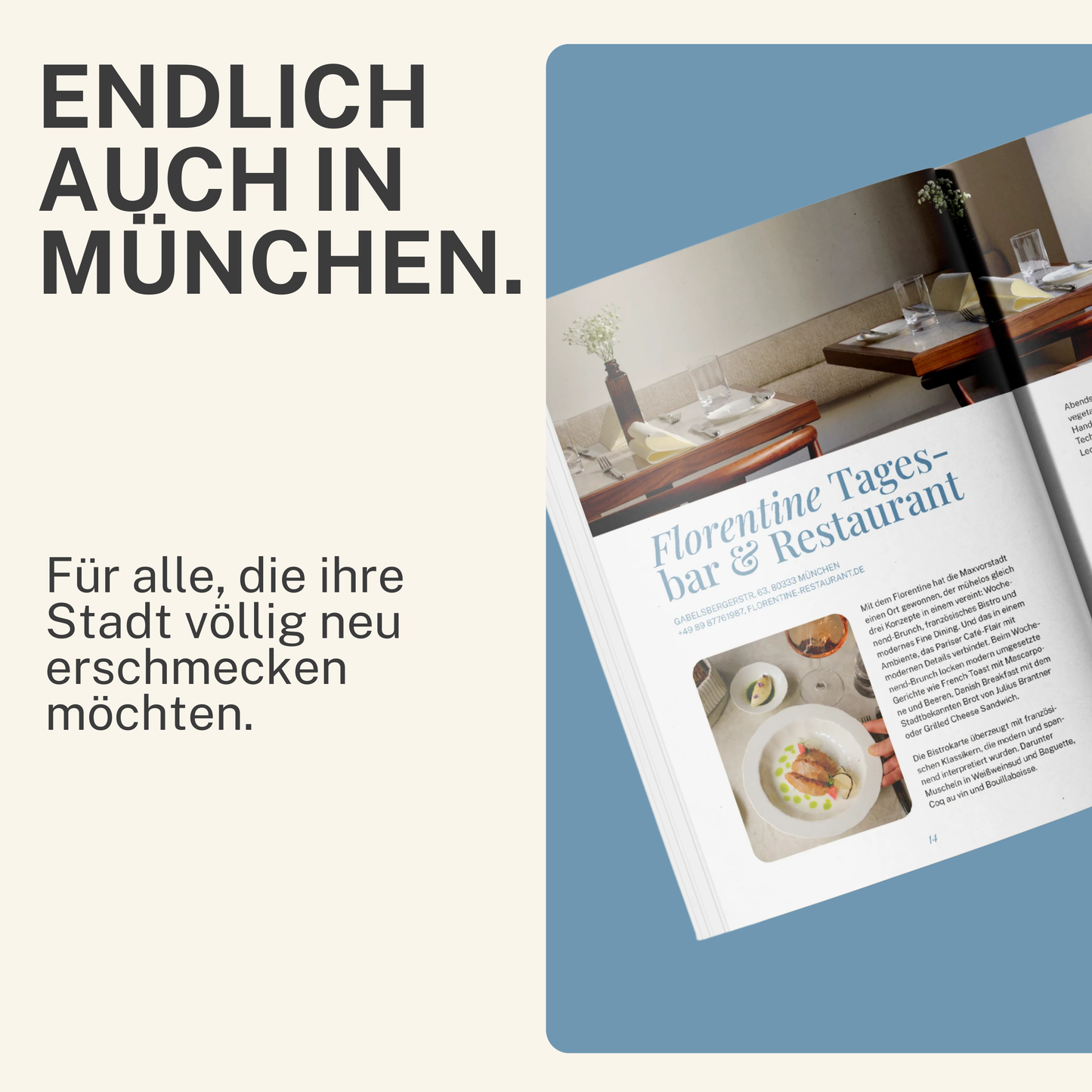 Das 1000things Kulinarikbuch: München 2027