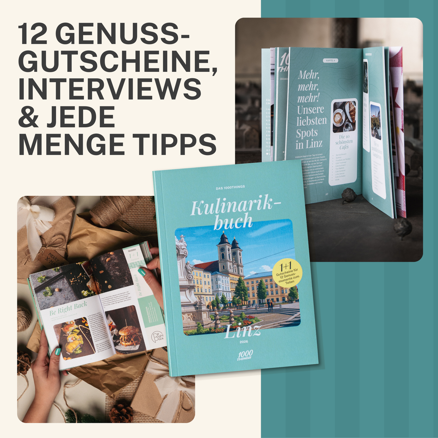 Das 1000things Kulinarikbuch: Linz 2026