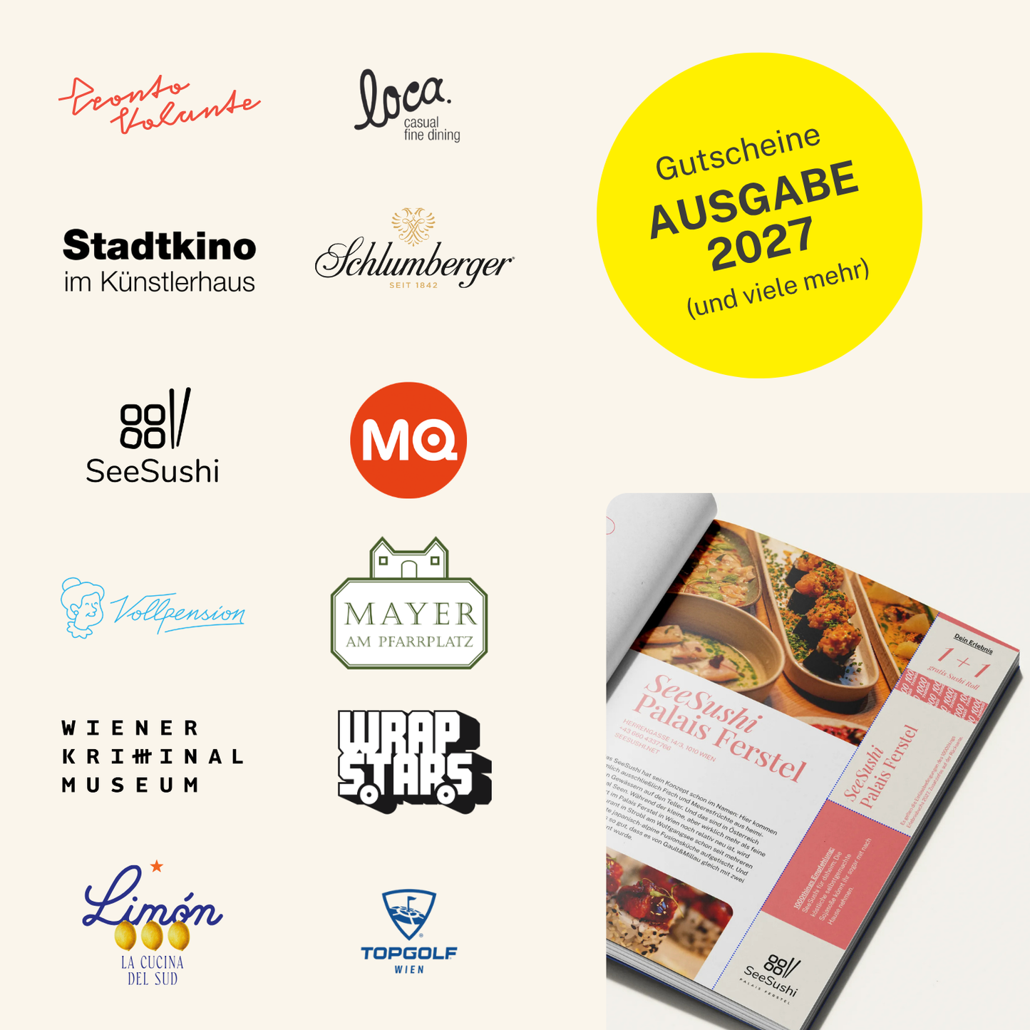 Das 1000things Erlebnisbuch: Wien 2027