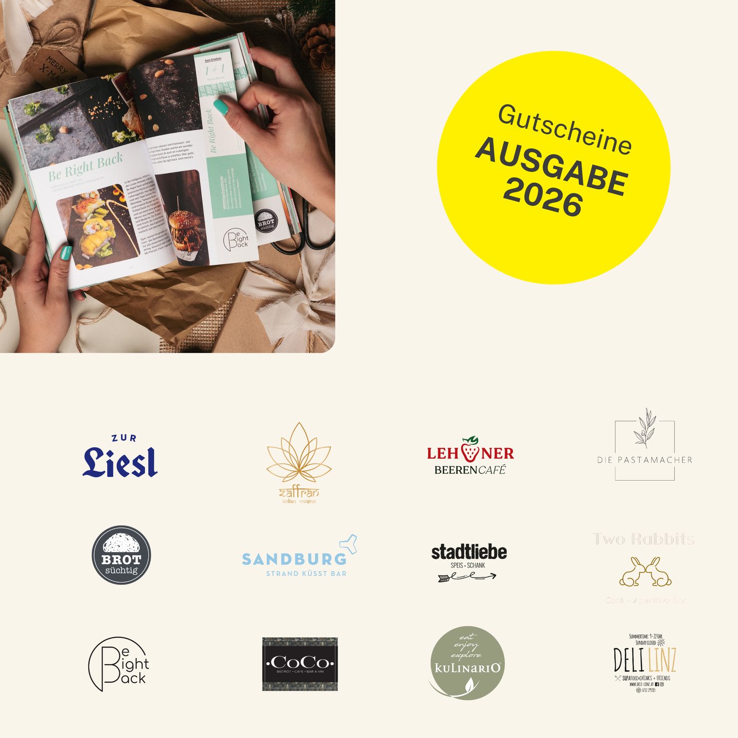 Das 1000things Kulinarikbuch: Linz 2026