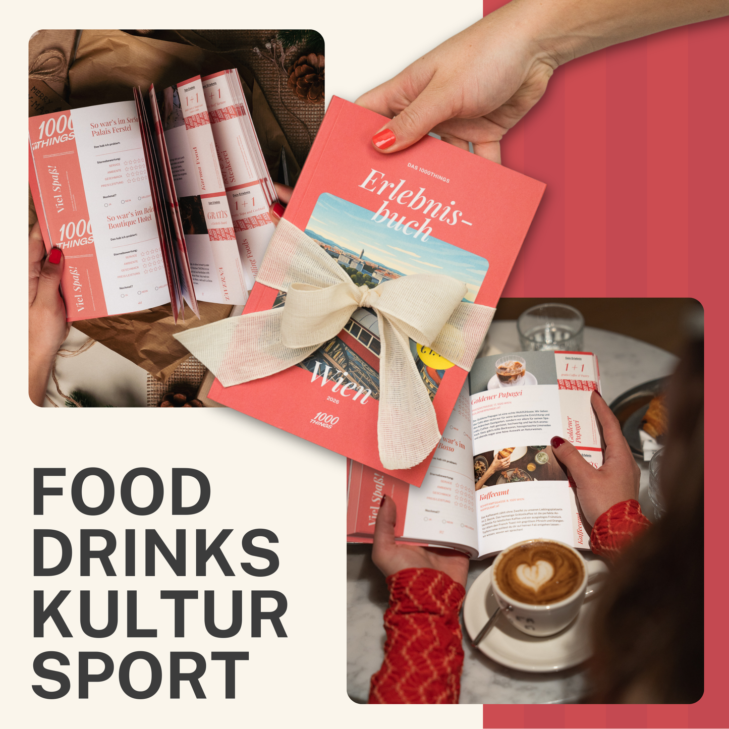 Das 1000things Erlebnisbuch: Wien 2026