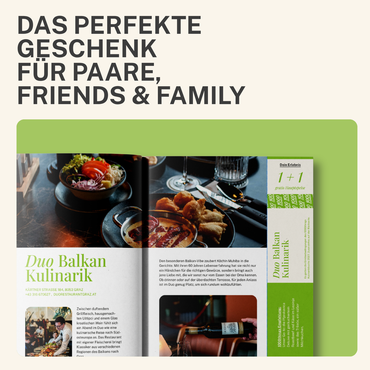 Das 1000things Kulinarikbuch: Graz 2027