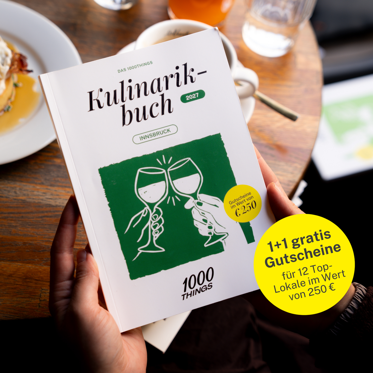 Das 1000things Kulinarikbuch: Innsbruck 2027