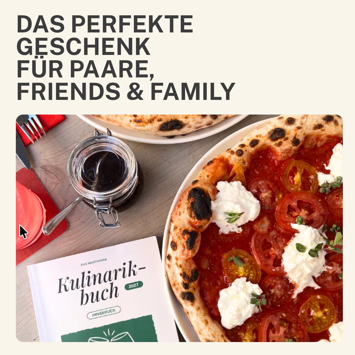 Das 1000things Kulinarikbuch: Innsbruck 2027