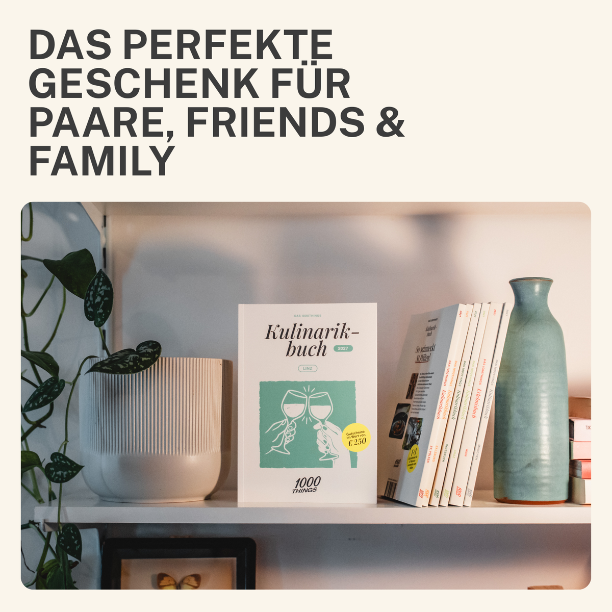 Das 1000things Kulinarikbuch: Linz 2027