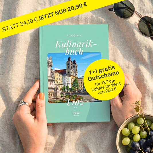 Das 1000things Kulinarikbuch: Linz 2026