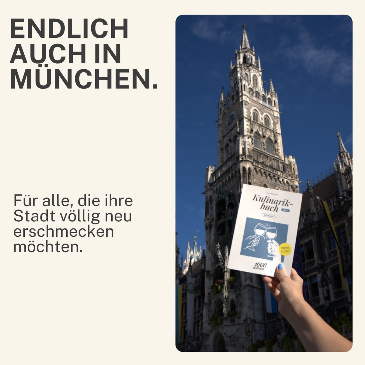 Das 1000things Kulinarikbuch: München 2027
