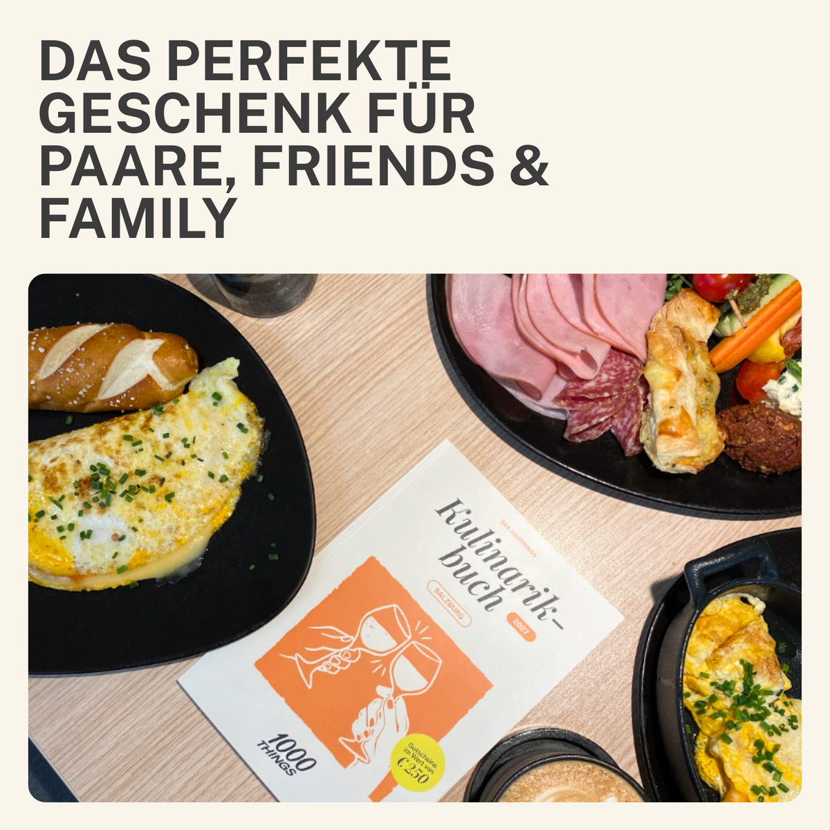 Das 1000things Kulinarikbuch: Salzburg 2027