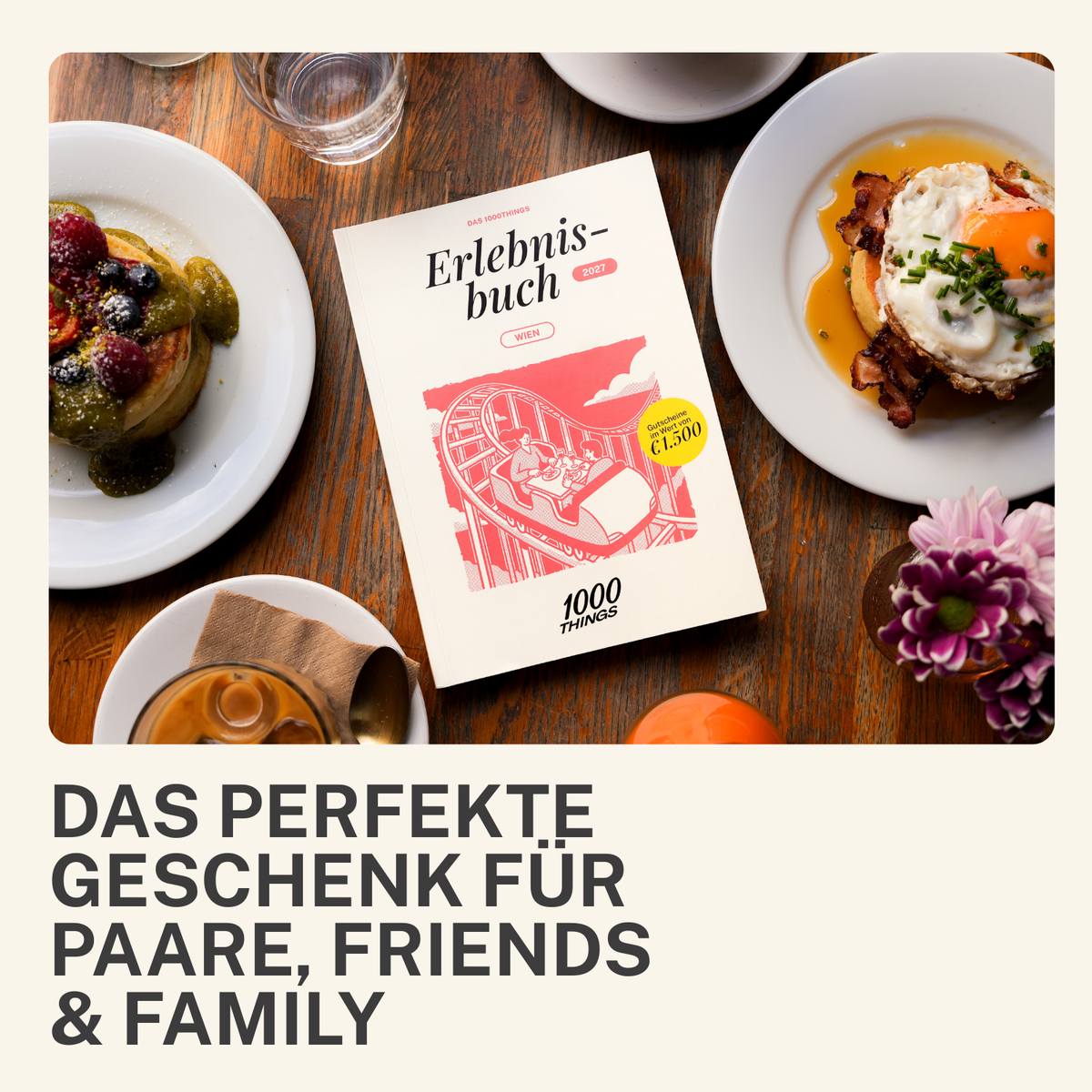 Das 1000things Erlebnisbuch: Wien 2027